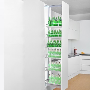 Kệ Đồ Khô Cánh Rút Nan Dẹt Đáy Đặc Inox SUS304 Grob GM304-440 GM304-660